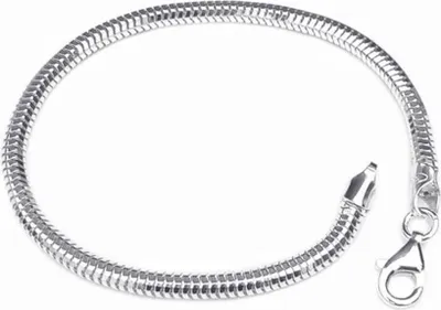 Produktbild von SILBERKETTEN STORE Schlangenkette Armband, achtkant 4mm - 925 Silber, Länge wählbar - 20cm