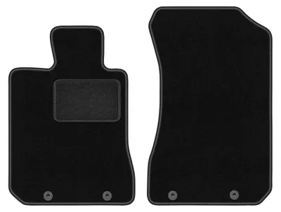 Image de Tapis avant en moquette pour Honda Legend IV 2004-2012 (berline) – 2 pièces, noirs, sur mesure – Wielganizator LUX
