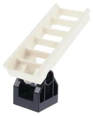 Produktbild von 1x Lego Duplo Leiter weiß 7 Sprossen Halter 2x2x2 schwarz 13358 6286219 19663