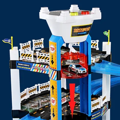 Image de Parking pour jouets - Circuit électrique - Plastique - ABS - Pour les enfants à partir de 3 ans