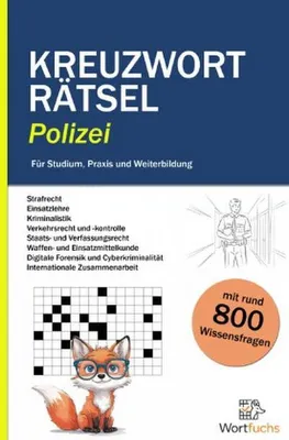 Immagine prodotto di Kreuzworträtsel Polizei - 56 Rätsel mit Lösungen | Fachbegriffe spielerisch lernen