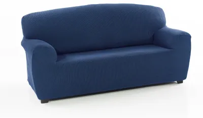 Productafbeelding van Elastische Sofa Cover voor 3-Zitsbank, Blauw