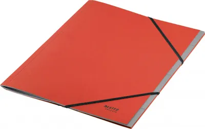 Produktbild von Leitz 39140025, Signatur-Ordner, A4, Karton, Rot, 430 g/m², Gummiband
