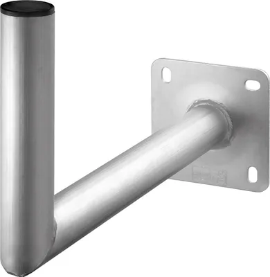 Produktbild von Aluminium Sat-Schüssel-Wandhalterung, 450 mm Wandabstand hochwertige Halterung für Satellitenschüsseln aus rostfreiem und wetterfestem Aluminium