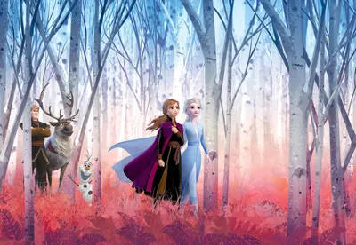 Produktbild von Disney Fototapete Die Eiskönigin Lila und Blau - 610956 - 368 x 254 cm