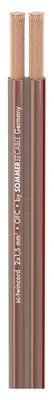 Produktbild von Lautsprecherkabel SC-Twincord; 1 x 2 x 1,50 mm²; PVC; 6,5 x 2,8 mm; transparent