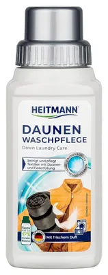 Produktbild von HEITMANN Daunen Waschpflege, Flüssigkeit, 250 ml
