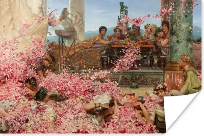 Produktbild von MuchoWow® Poster Die Rosen des Heliogabalus - Lawrence Alma Tadema 30x20 cm - Plakate - Print
