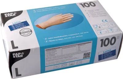 Produktbild von Papstar 12238, Weiß, L, 100 Stück(e)