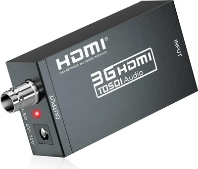 Zdjęcie produktu dla Konwerter interfejsu multimedialnego o wysokiej rozdzielczości na SDI Kompatybilny z HDMI konwerter sygnału na SDI Embedder audio obsługujący 1080P dla kamery kina domowego