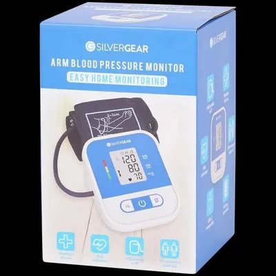 Obrázok produktu pre (SILVERGEAR) Digitálny tlakomer na pažu s LCD displejom, automatický