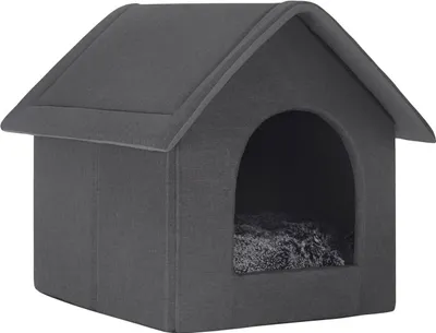 Produktbild von EUGAD Hundehaus Hundehöhle Katzenhaus Katzenhöhle, Grau, 60x55x60cm
