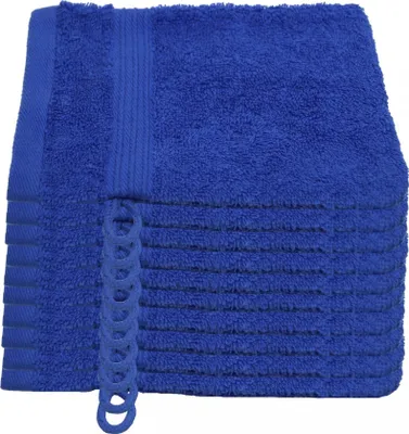 Produktbild von Julie Julsen 10er Pack Waschhandschuhe 600g/m² Royalblau,15 x 21 cm