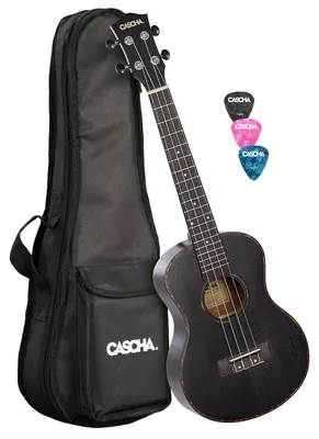 Immagine prodotto di Ukulele tenore nero premium Cascha HH2305