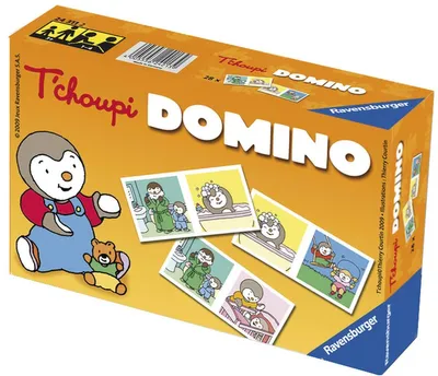 Immagine prodotto di Domino T'choupi - Ravensburger - 24311 - Gioco educativo per la prima infanzia