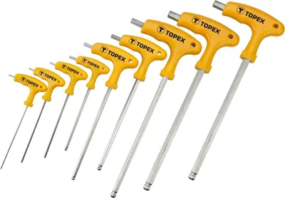 Produktbild von Torx T-Schlüssel T10-T50, 9er-Set