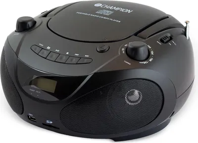 Image de Boombox CD/Radio/MP3/USB Noir