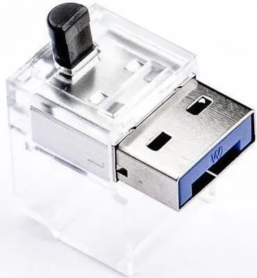 Produktbild von Smartkeeper NC03P1DB, Schnittstellenblockierung, RJ-45, Blau, 12 Stück(e), Polybag, 130 mm