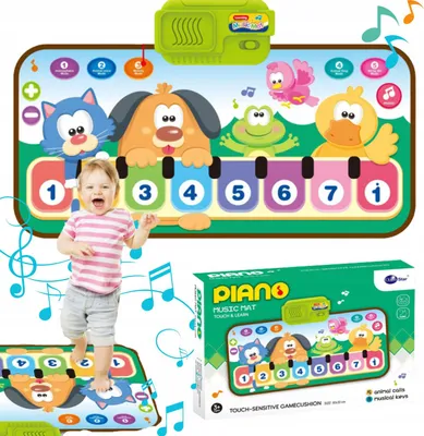 Produktbild von Musikmatte Lehrreich Klavier Interaktive Tiere Klange Zahlen