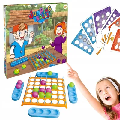 Produktbild von ProNice Bounce Game Geschicklichkeitsspiel Ballwerfen Familienkartenspiel