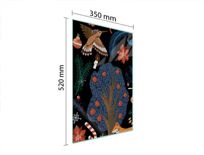 Image de Planche à découper en verre 35x52 animaux