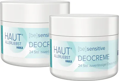 Produktbild von HAKA Deocreme 2x30g Deodorant mit 24h Deoschutz, ohne Aluminium & Alkohol