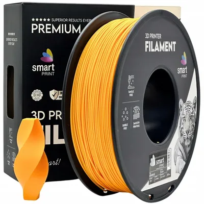 Produktbild von PLA+-Filament, orange, Smart Print, 1,75 mm, 1000 g, 3D-Drucker