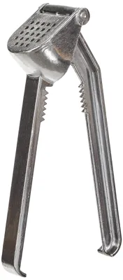 Knoblauchpresse aus Aluminium, 15 cm, silber