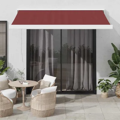 Produktbild von Maison Exclusive - Markise Automatisch Burgunderrot 350x250 cm