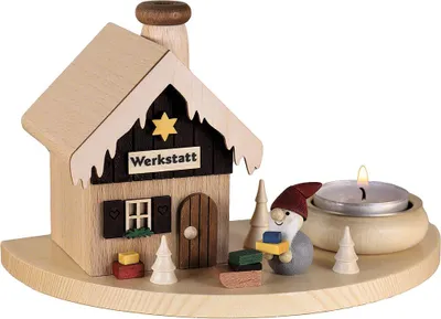 Productafbeelding van Rauchhuisje "Wichtelwerkstatt" (10,5 cm) van Ullrich Kunsthandwerk