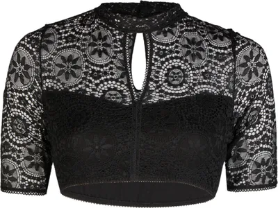 Produktbild von Dirndlbluse Rebekka halbarm schwarz 36