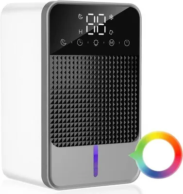 Image de Déshumidificateur à clapet manuel de 1 200 ml avec arrêt automatique et mode économie d'énergie