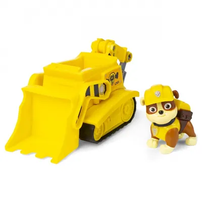 Produktbild von PAW Patrol Basis Fahrzeug mit Welpenfigur (Sustainable Basic Vehicle/Basis Fahrzeug) - sortiert -Zufallsauswahl des Charakters - Dopplungen möglich, Fahrzeug, PAW Patrol, 3 Jahr(e), Kunststoff, Schwarz, Orange