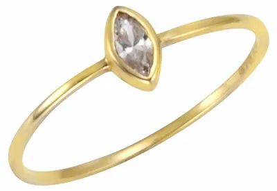 Produktbild von Fascination by Ellen K. Ring 375/- Gold gelb 052 (16,6) Zirkonia weiß 324370149-2