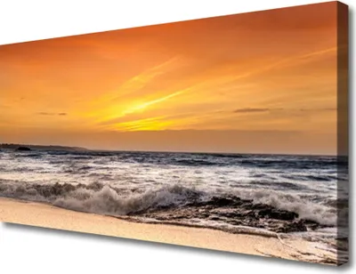 Produktbild von Tulup Leinwand-Bilder 100x50 Wandbild Canvas Kunstdruck Meer Landschaft