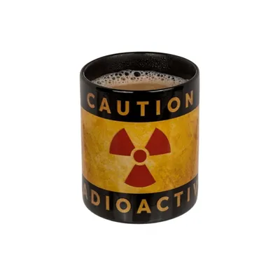 Produktbild von Radioactive Nuklearzeichen Kaffeebecher mit Wärmeeffekt