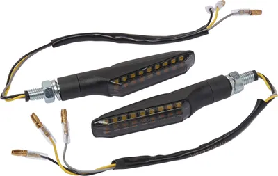 Produktbild von Hashiru LED Blinker-/Positionslicht ST44 M8 Schwarz, Getönt, 2er-Pack