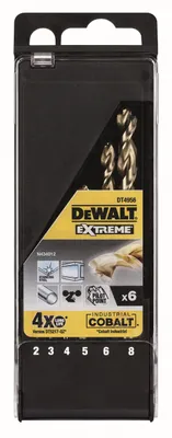 Produktbild von DeWalt DT4956-QZ Metallbohrer-Set HSS-Co 6-tlg