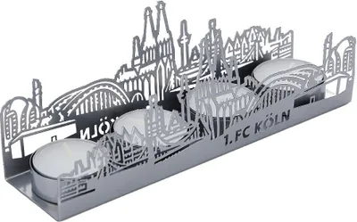 Produktbild von 1. FC Köln Teelichthalter „Kölsche Skyline"