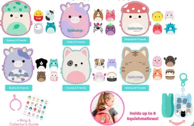 Produktbild von Squishmallows - Squish-a-longs - Clip & Go Serie 3 - 1 Stück
