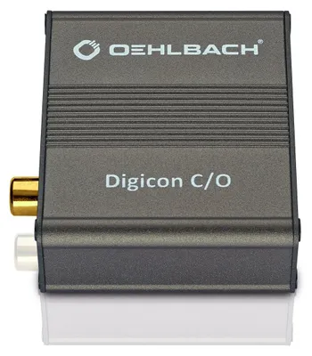 Produktbild von Oehlbach Digicon C/O - Digitaler coaxial-Optical Audio-Wandler - metallic braun