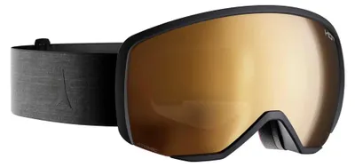 Image de Atomic Revent M Hd, lunettes de ski photochromiques, couleur noire, monture ambre, verres dorés/CAT1-3, monture ambre, verres dorés/CAT1-3