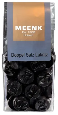 Produktbild von MEENK Doppel Salz Lakritz, 180 g
