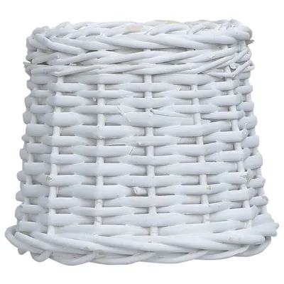 Immagine prodotto di vidaXL Paralume in vimini 25 x 17 cm Bianco