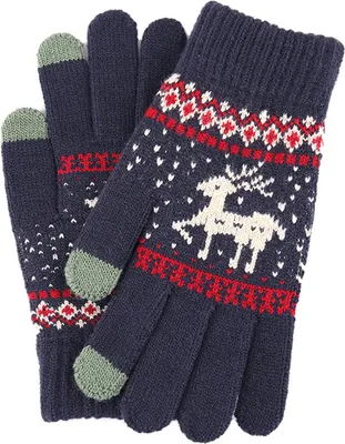 Produktbild von INF Warme Winterhandschuhe für Touchscreens Dunkelblau