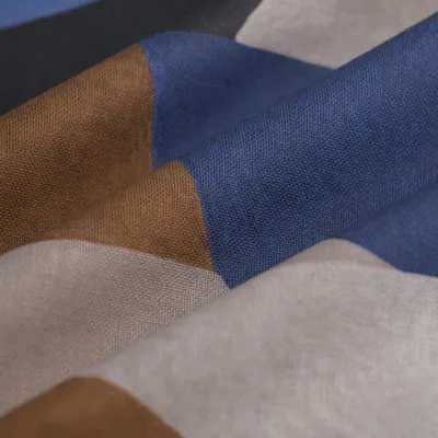 Imagen del producto de Tela de algodón Blaumarron, 138 cm, ideal para decoración