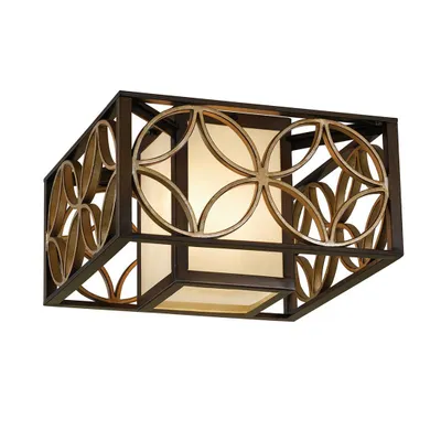 Obrázok produktu pre Moderné stropné svietidlo Remy Metal Bronze Antique Gold 2 svetlá E27