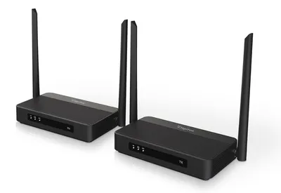 Zdjęcie produktu dla Digitus DS-55360, Nadajnik i odbiornik, Bezprzewodowy, 100 m, 4096 x 2160 px, 60 Hz, 128 bit