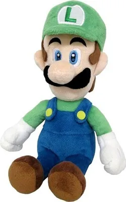 Image de TOGETHER, peluche Super Mario Luigi 26cm, vert