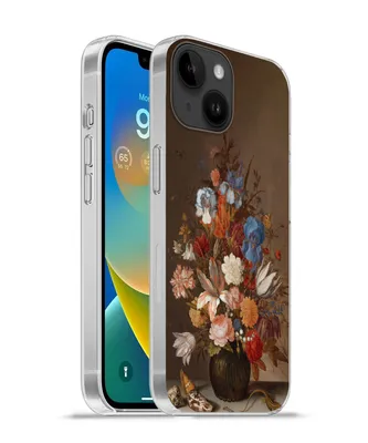 Produktbild von MuchoWow® Handyhülle Schutzhülle Hülle für Apple iPhone 14 - Softcase Stilleben mit Blumen - Kunst - Alte Meister Silikon Softcase Handy Hülle - Mobiltelefonhülle